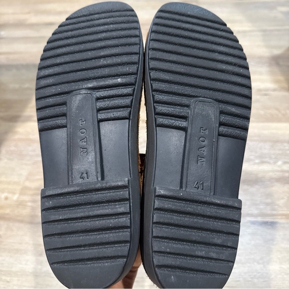 NOAT Sandals Size US/11 EU/41 Women's Dark Brown Leather Sandals - Picture 9 of 13